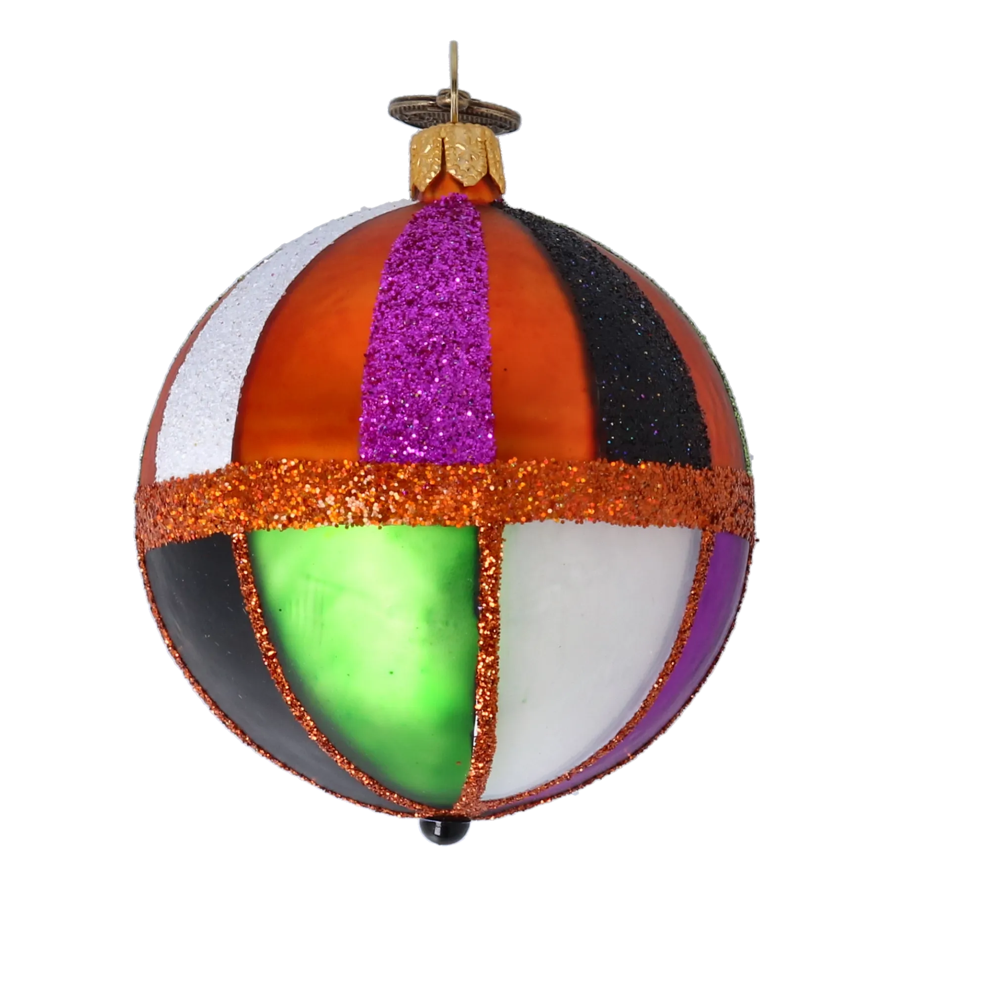 Amber Emerald Star Reflector Premium christmas glass ornament 2022-552