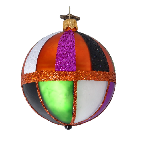 Amber Emerald Star Reflector Premium christmas glass ornament 2022-552