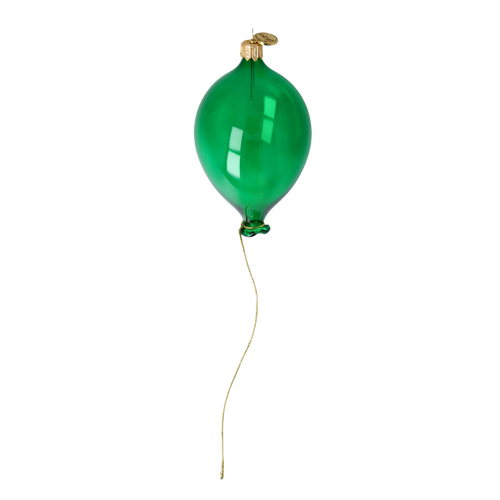 Emerald Ascent | Hand-Painted Glass Ornament | Blubom 2022-553