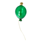 Emerald Ascent | Hand-Painted Glass Ornament | Blubom 2022-553