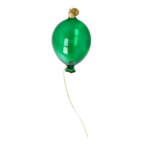 Emerald Ascent | Hand-Painted Glass Ornament | Blubom 2022-553
