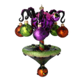 Load image into Gallery viewer, Halloween Spooky Spider Carousel Handmade Glass Christmas ornament pumpkins
