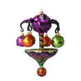 Załaduj obraz do przeglądarki galerii, Halloween Spooky Spider Carousel Handmade Glass Christmas ornament pumpkins 2022-556
