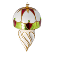 Załaduj obraz do przeglądarki galerii, Gilded Whirl  Glass Christmas ornament 2022-563
