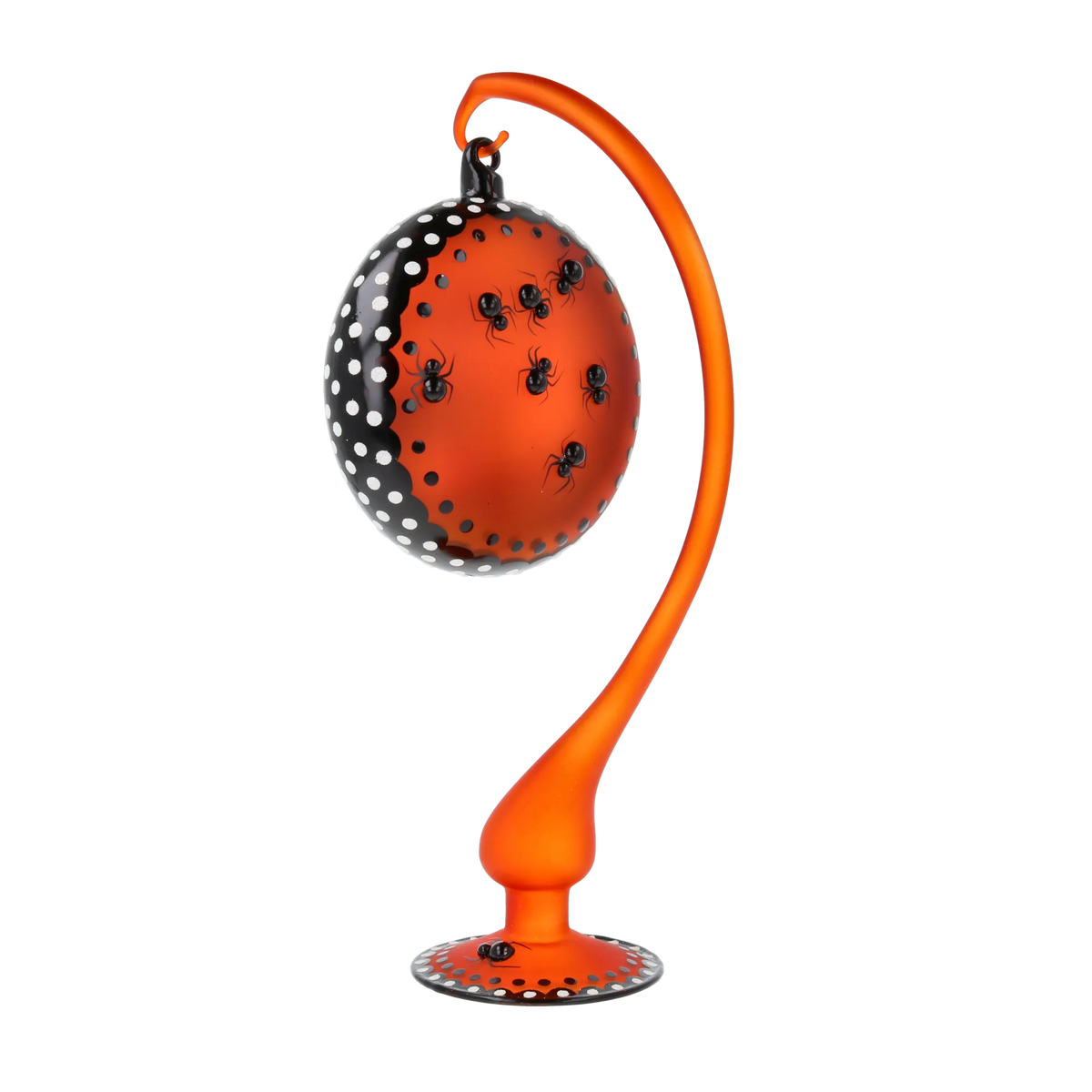 Amber Midnight Vigil | Hand-Painted Glass Ornament | Blubom 2022-567
