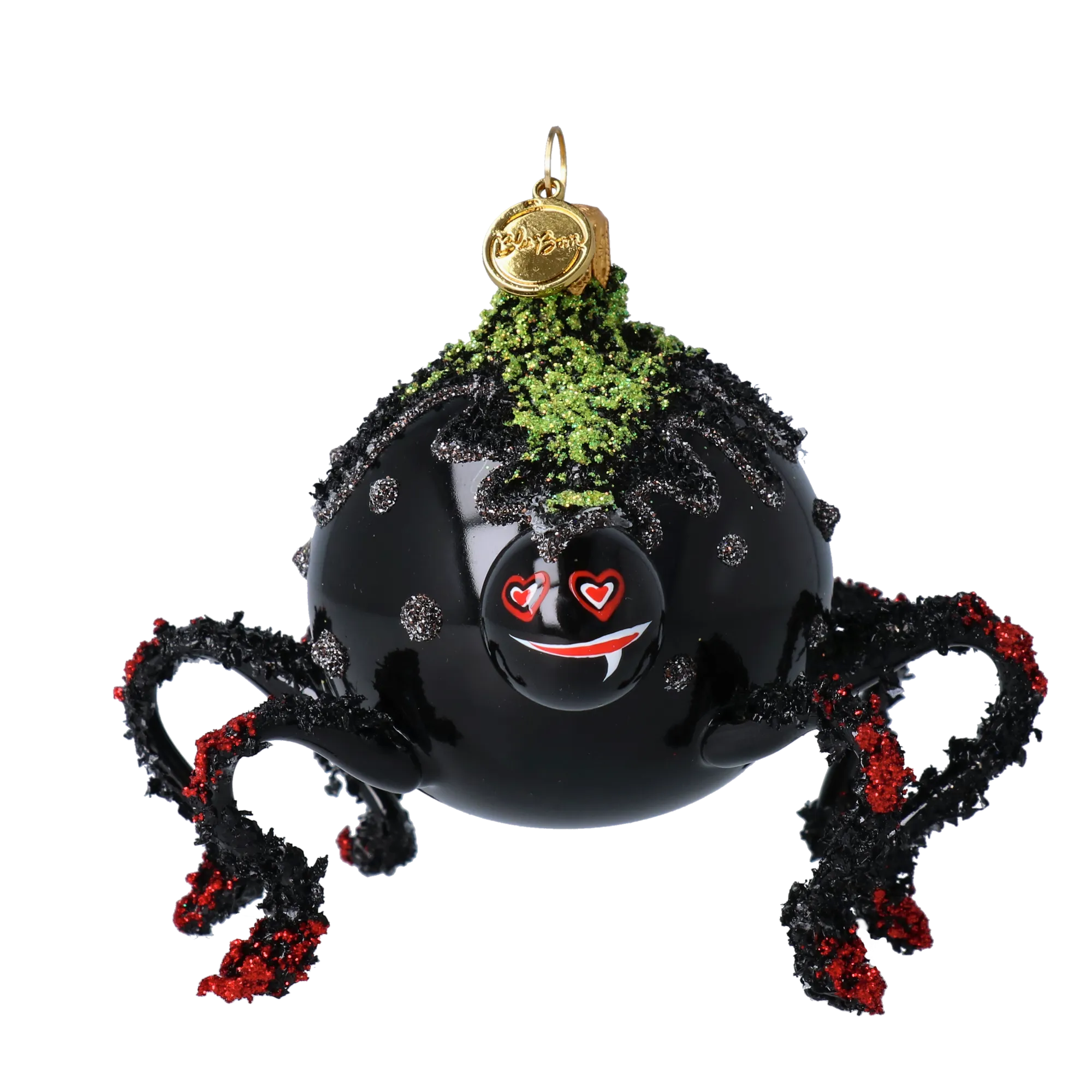 Lovebite Spide Halloween Handmade Glass Christmas ornament 2022-568