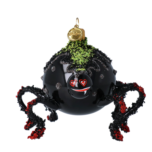 Lovebite Spide Halloween Handmade Glass Christmas ornament 2022-568
