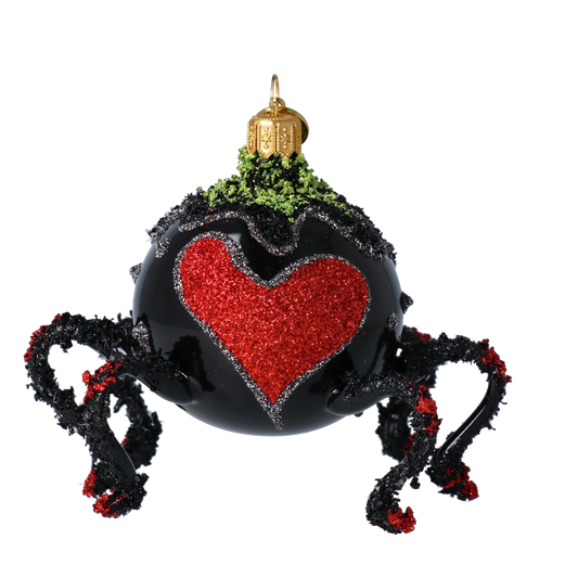 Lovebite Spide Halloween Handmade Glass Christmas ornament 2022-568