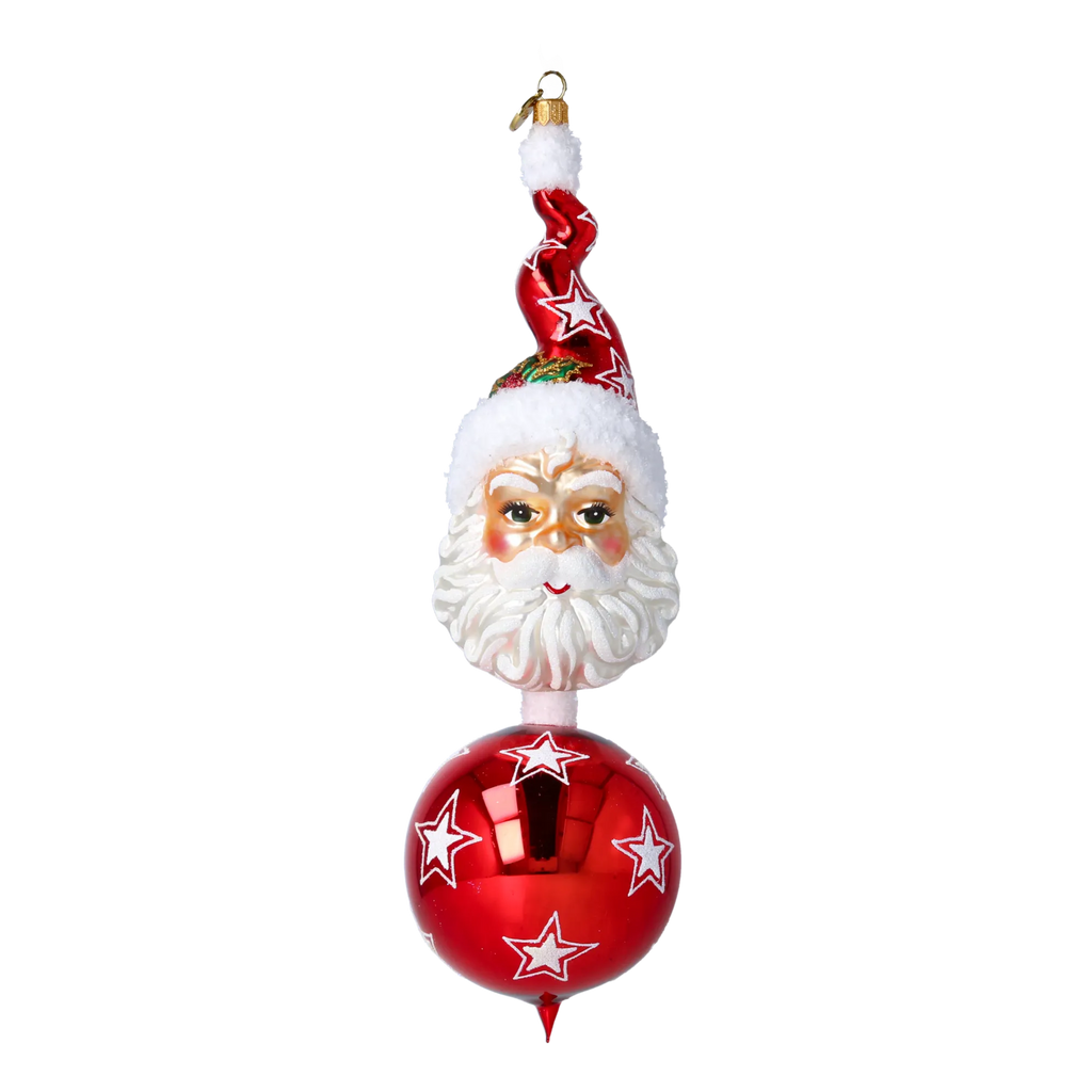Celestial Patriarch | Hand-Painted Glass Ornament | Blubom 2022-573