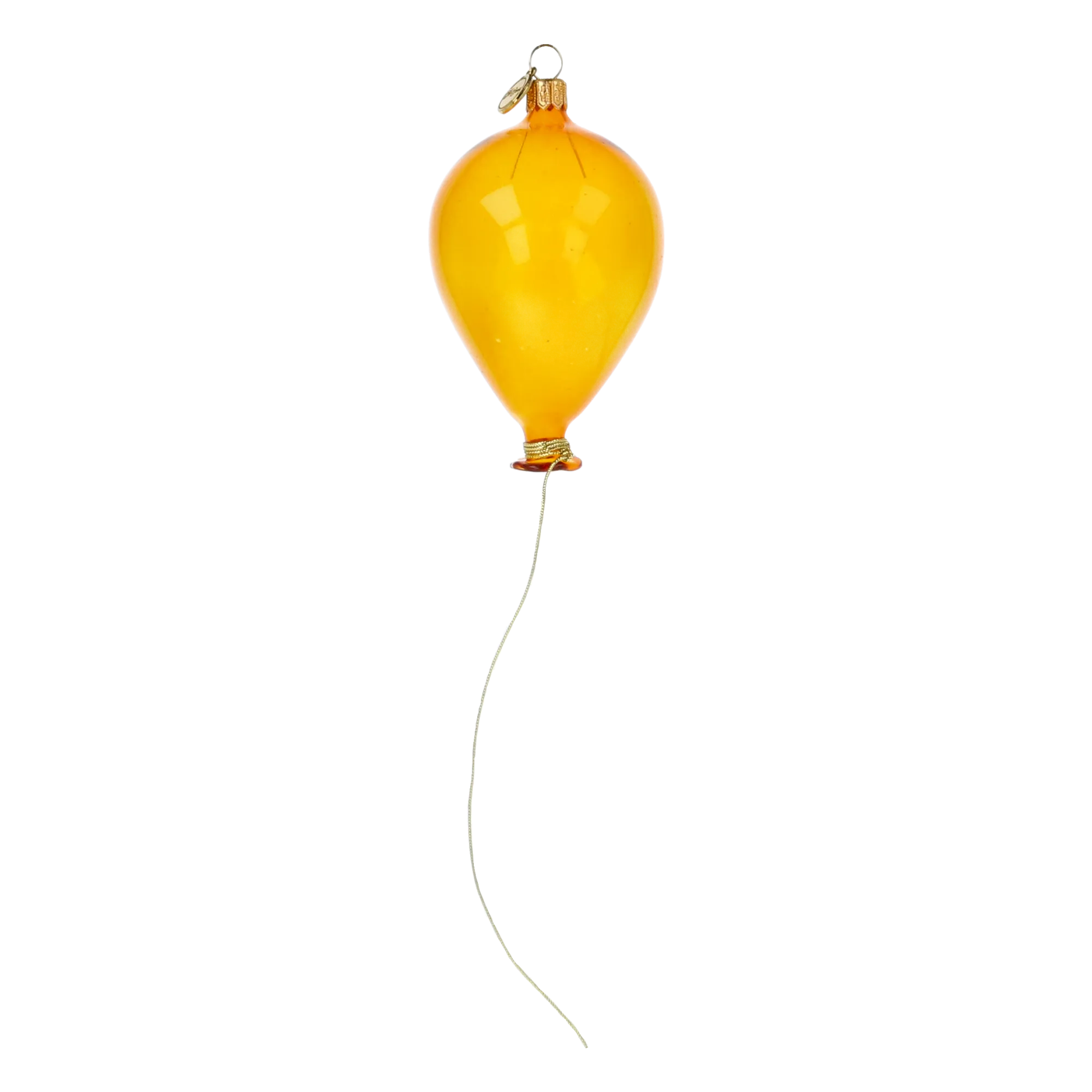 Amber Ascent | Hand-Painted Glass Ornament | Blubom 2022-575