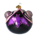 Load image into Gallery viewer, Fang Face Halloween Vampire Handmade Glass Christmas ornament free blowing
