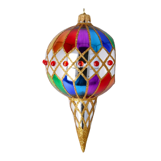 Carnival Jewel Handmade Glass Christmas ornament 2022-581