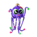 Załaduj obraz do przeglądarki galerii, Twinkle Tentacles  Ornament  Handmade Glass Christmas ornament octopus 2022-583
