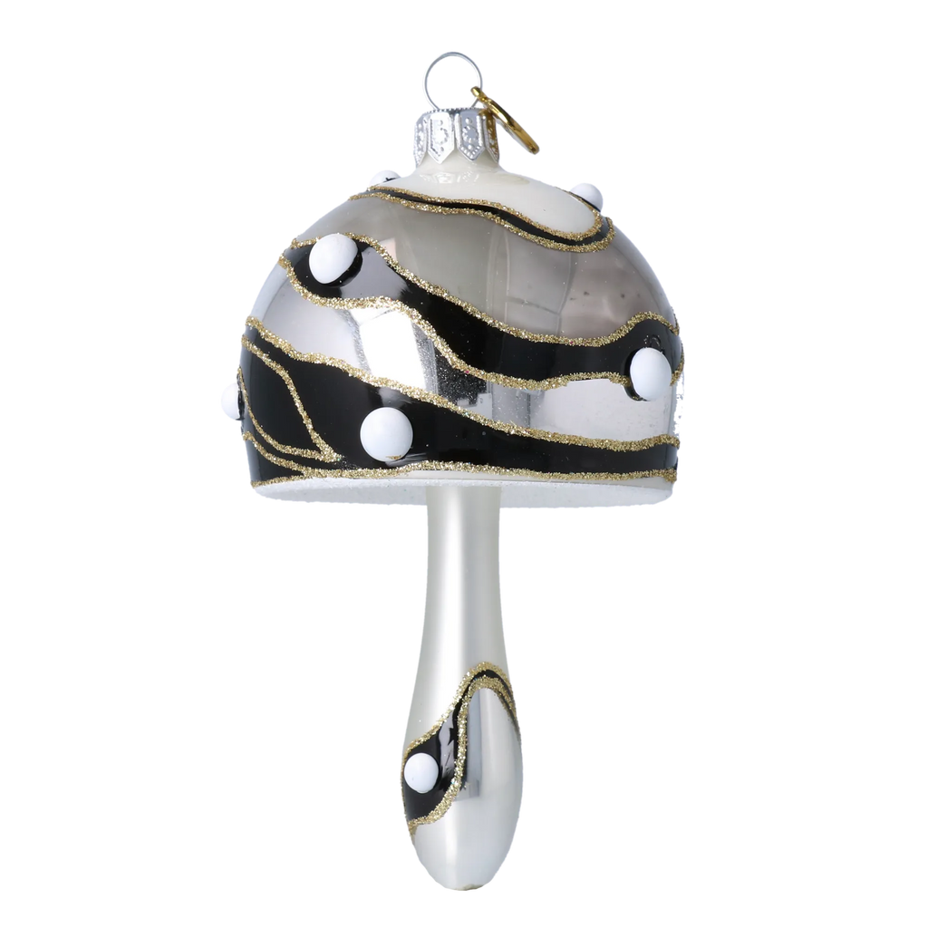 Midnight Tide Bloom | Hand-Painted Glass Ornament | Blubom 2022-587