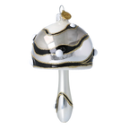 Midnight Tide Bloom | Hand-Painted Glass Ornament | Blubom 2022-587