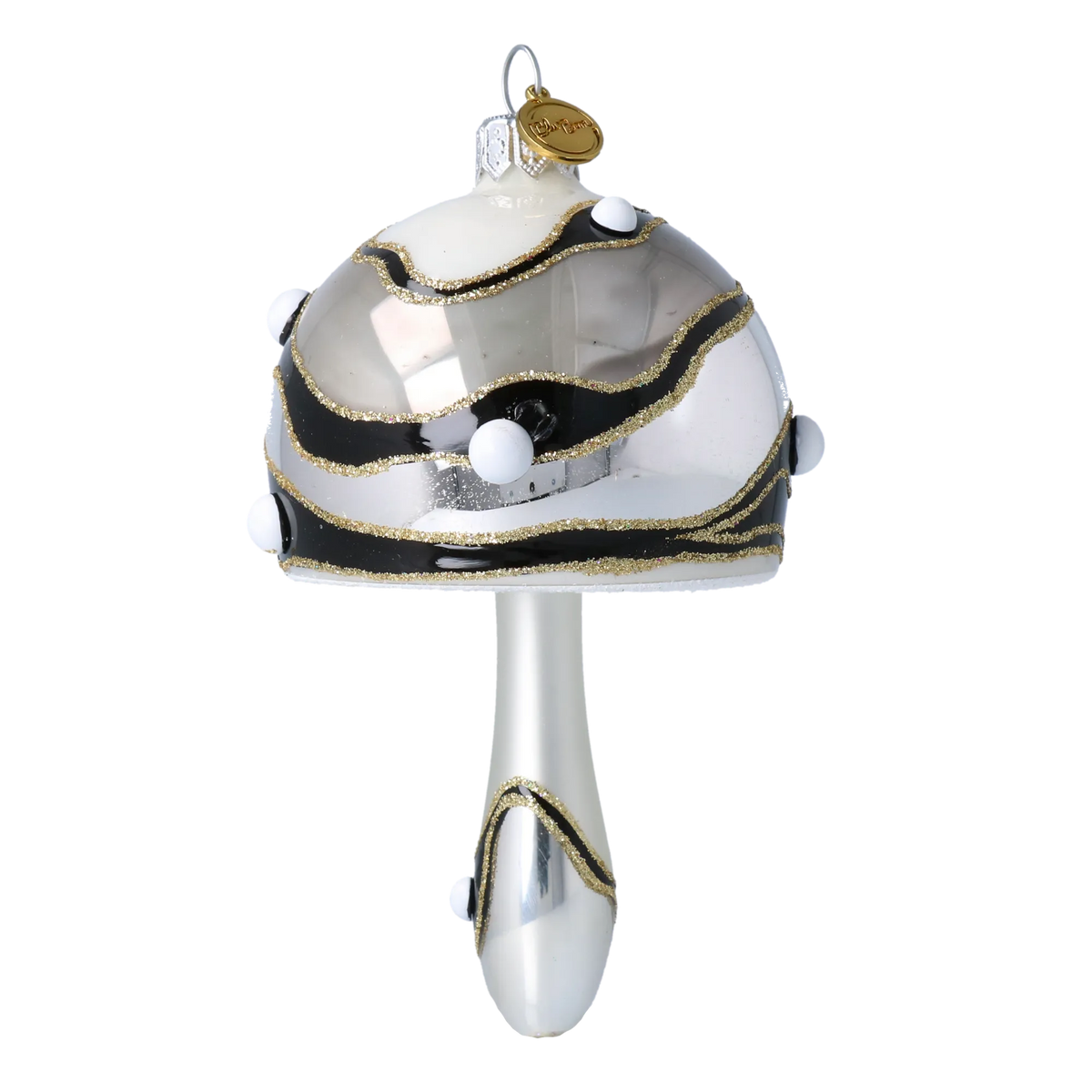 Midnight Tide Bloom | Hand-Painted Glass Ornament | Blubom 2022-587