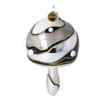 Midnight Tide Bloom | Hand-Painted Glass Ornament | Blubom 2022-587