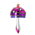 Midnight Forest Pulse | Hand-Painted Glass Ornament | Blubom 2022-588