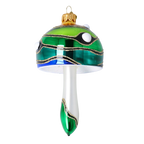 Hypnotic Toadstool | Hand-Painted Glass Ornament | Blubom 2022-589