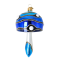 Sapphire Midnight Oracle | Hand-Painted Glass Ornament | Blubom 2022-590