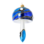 Sapphire Midnight Oracle | Hand-Painted Glass Ornament | Blubom 2022-590