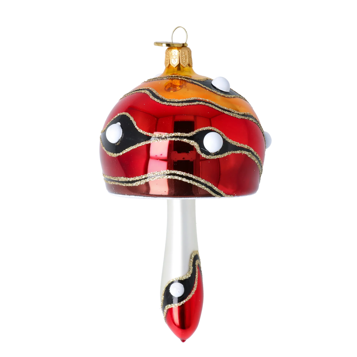 Scarlet Current Spore | Hand-Painted Glass Ornament | Blubom 2022-591