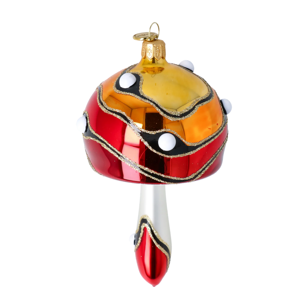 Scarlet Current Spore | Hand-Painted Glass Ornament | Blubom 2022-591