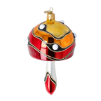Scarlet Current Spore | Hand-Painted Glass Ornament | Blubom 2022-591