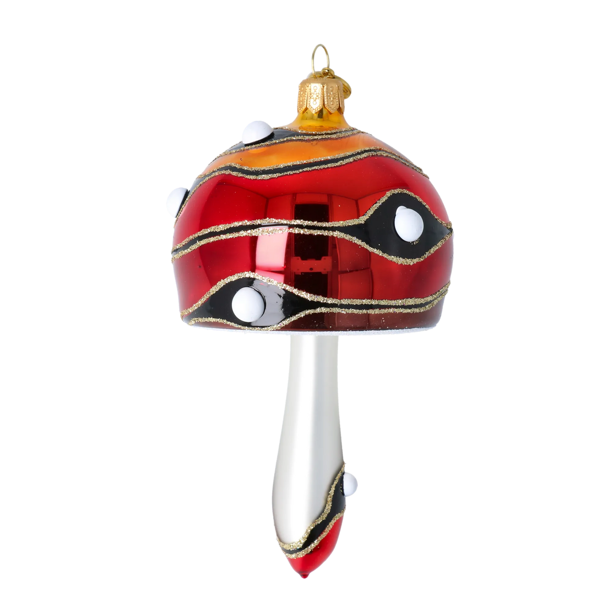 Scarlet Current Spore | Hand-Painted Glass Ornament | Blubom 2022-591