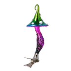 Jaunty Neon Sprout | Hand-Painted Glass Ornament | Blubom 2022-592