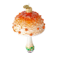 Load image into Gallery viewer, Enchanted Amber Mushroom Premium christmas glass ornament 2022-595

