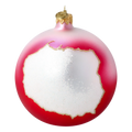 Crimson Ancestral Pulse | Hand-Painted Glass Ornament | Blubom 2022-596