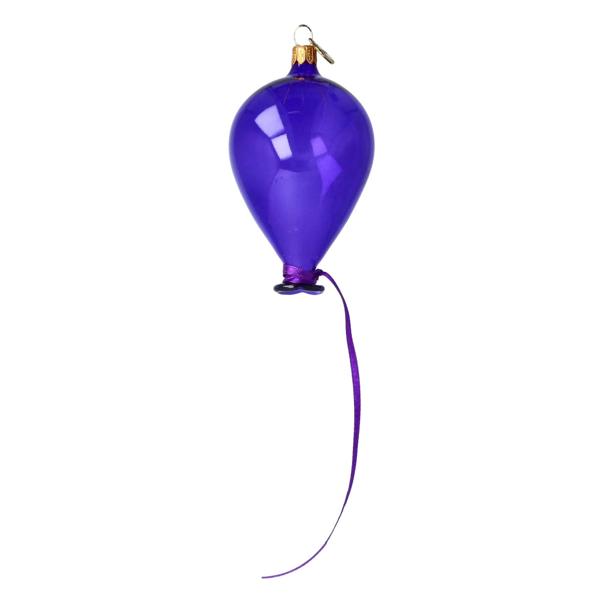 Royal Purple Balloon Premium christmas glass ornament 2022-619