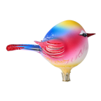 Vivid Dawn Songbird | Hand-Painted Glass Ornament | Blubom 2022-622