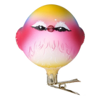 Vivid Dawn Songbird | Hand-Painted Glass Ornament | Blubom 2022-622