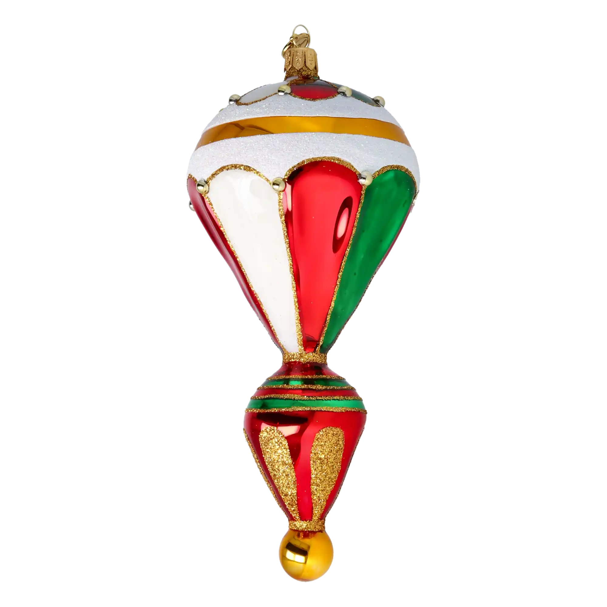Szklana bombka świąteczna Royal Balloon Elegance Retro szklany reflektor