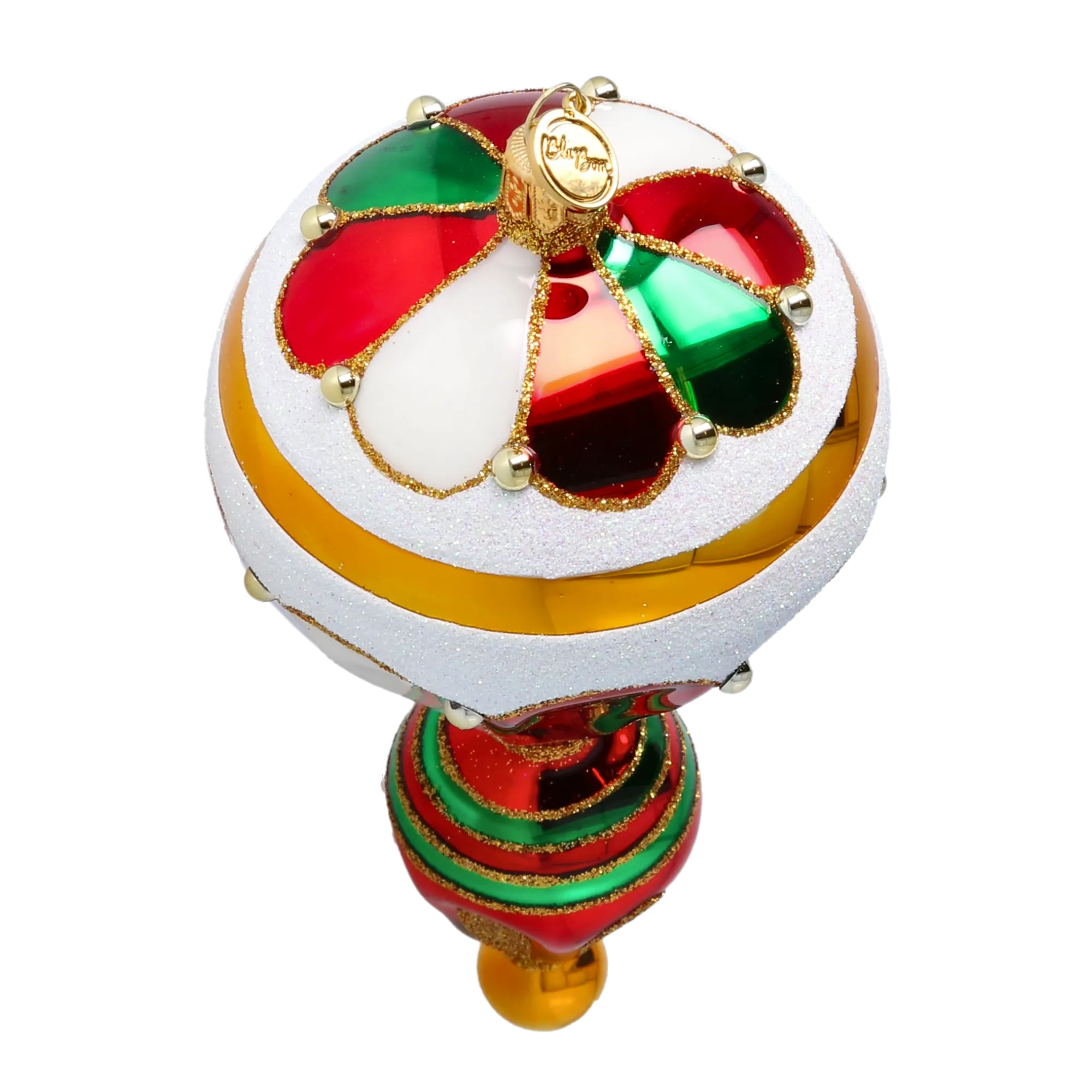 Royal Balloon Elegance Glass Christmas ornament Retro Glass Reflector Ornament 2022-624