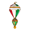 Load image into Gallery viewer, Crimson Emerald Hot Air Balloon Premium christmas glass ornament 2022-625
