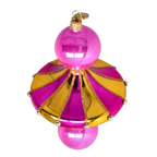 Cerise Zenith | Hand-Painted Glass Ornament | Blubom 2022-627