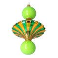 Załaduj obraz do przeglądarki galerii, Emerald Lime Carousel Drop Premium christmas glass ornament 2022-631
