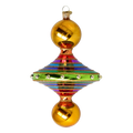 Amber Resonance | Hand-Painted Glass Ornament | Blubom 2022-633