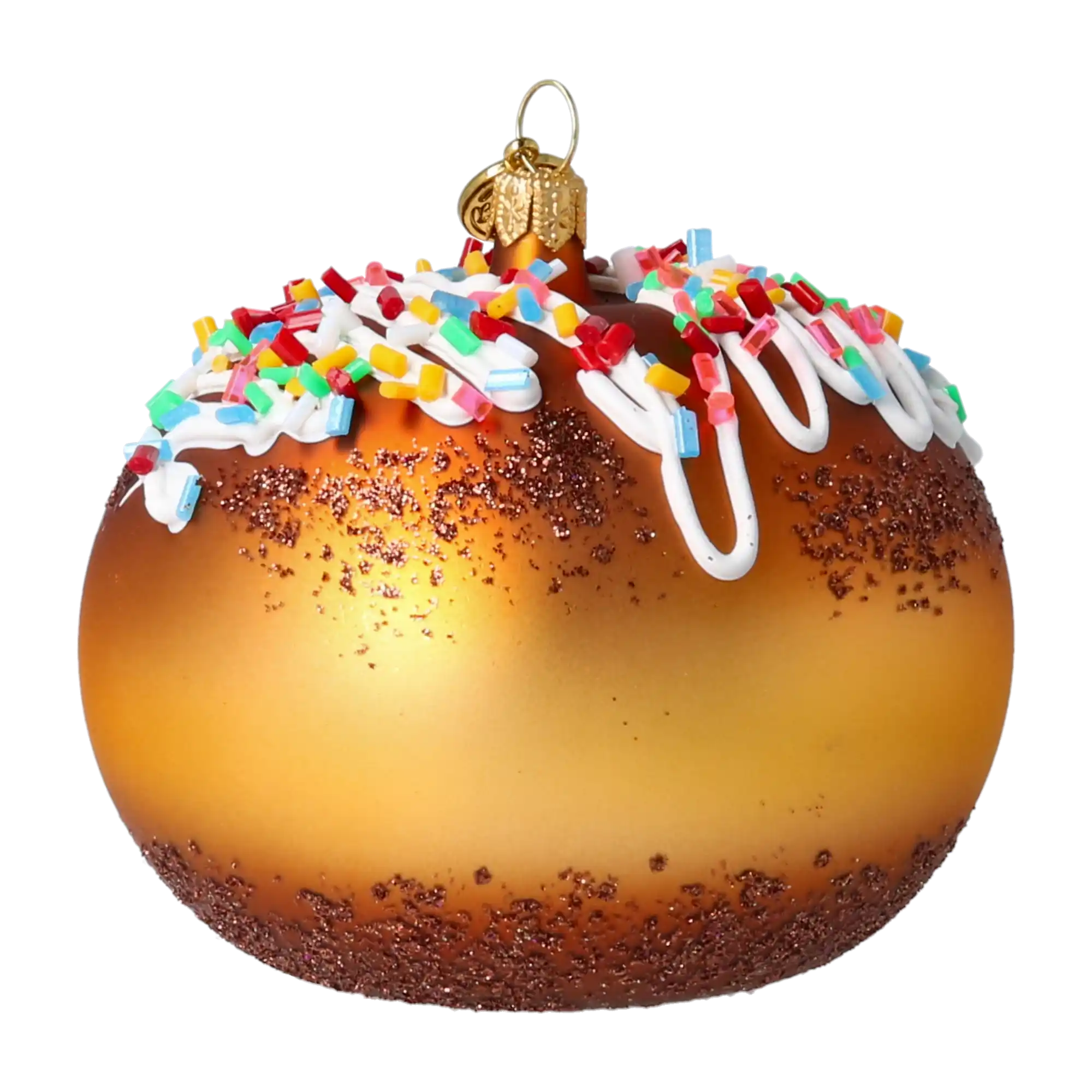 Pączek Z Lukrem Szklana Ozdoba