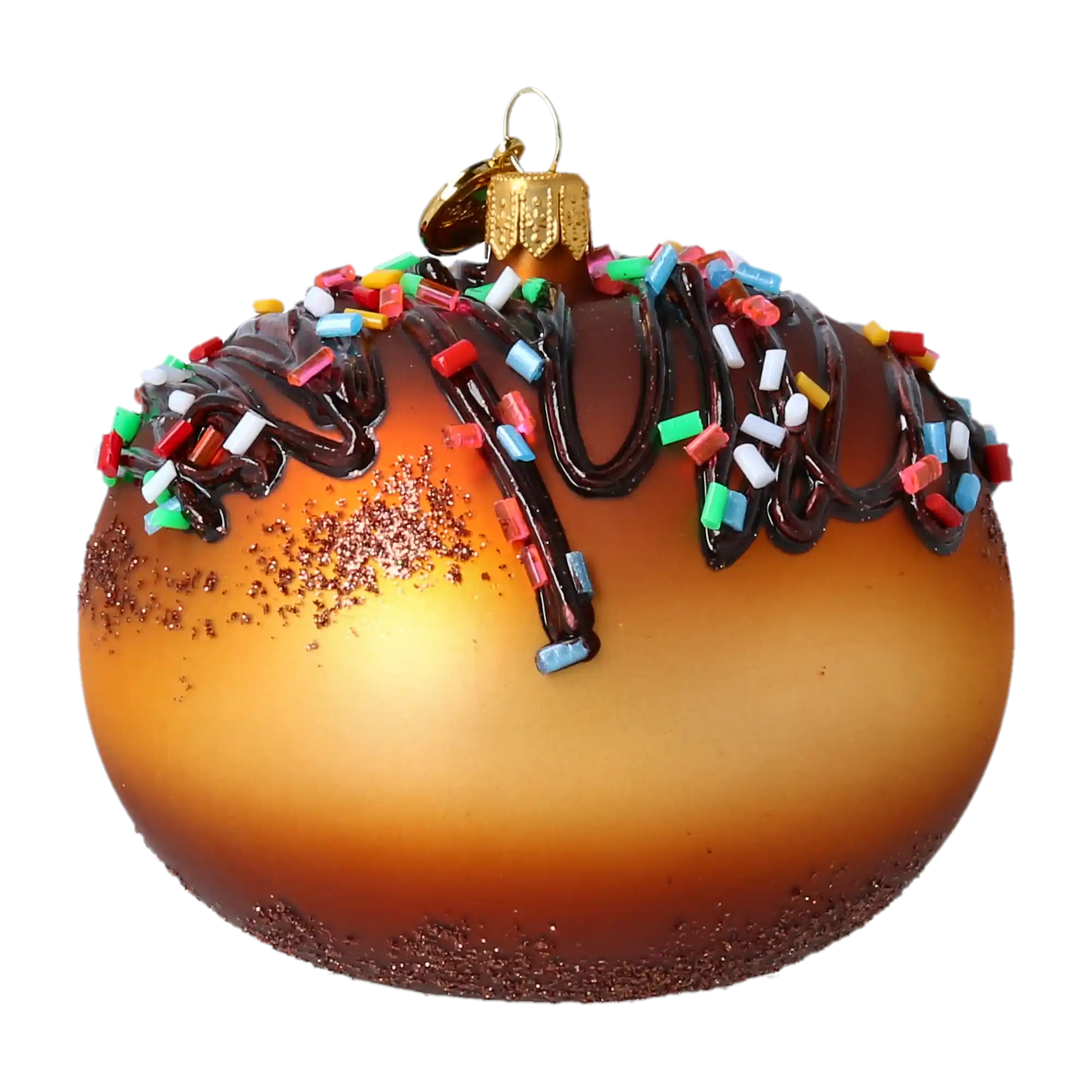 Pączek Z Lukrem Szklana Ozdoba