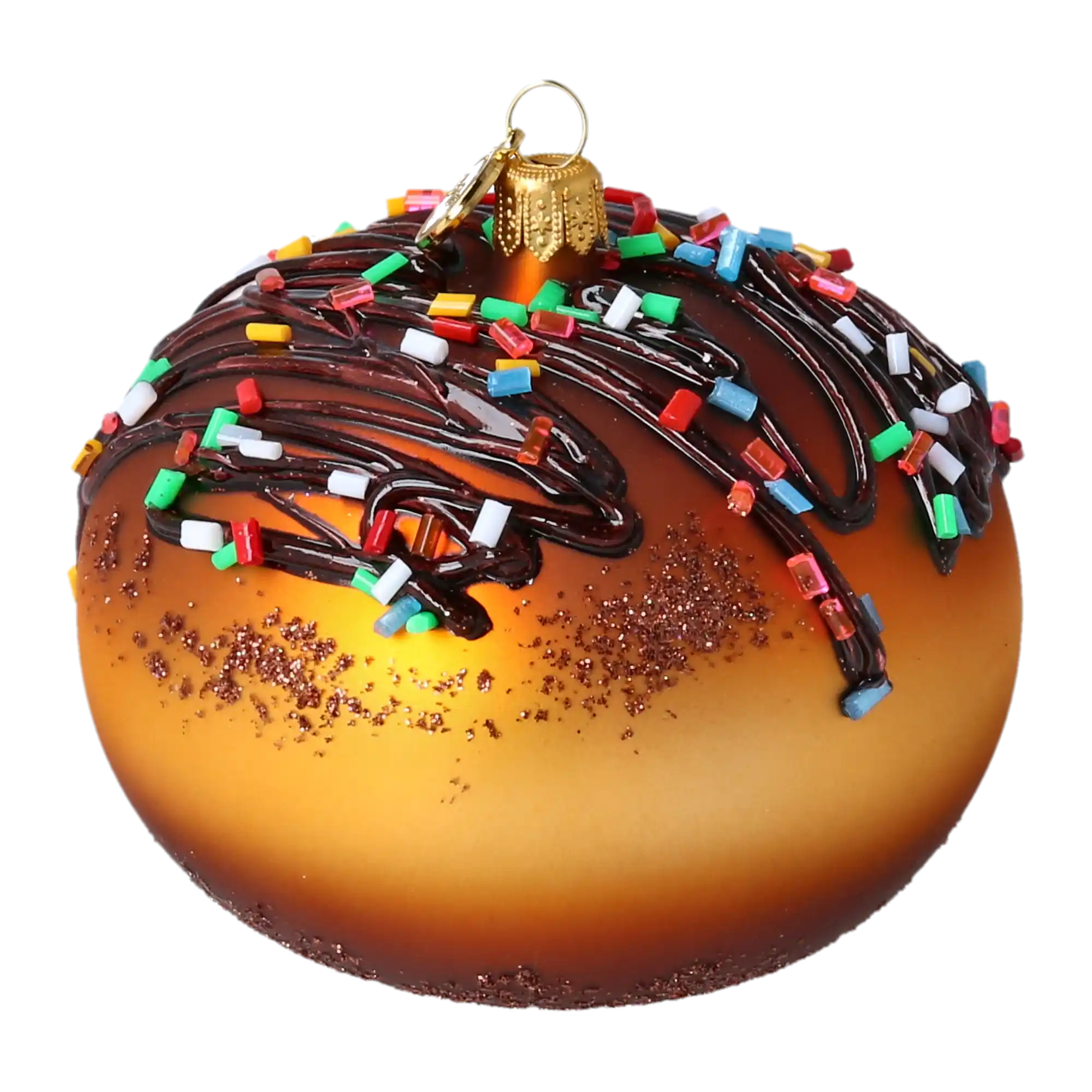 Pączek Z Lukrem Szklana Ozdoba