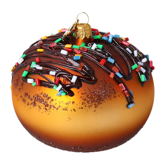 Pączek Z Lukrem Szklana Ozdoba