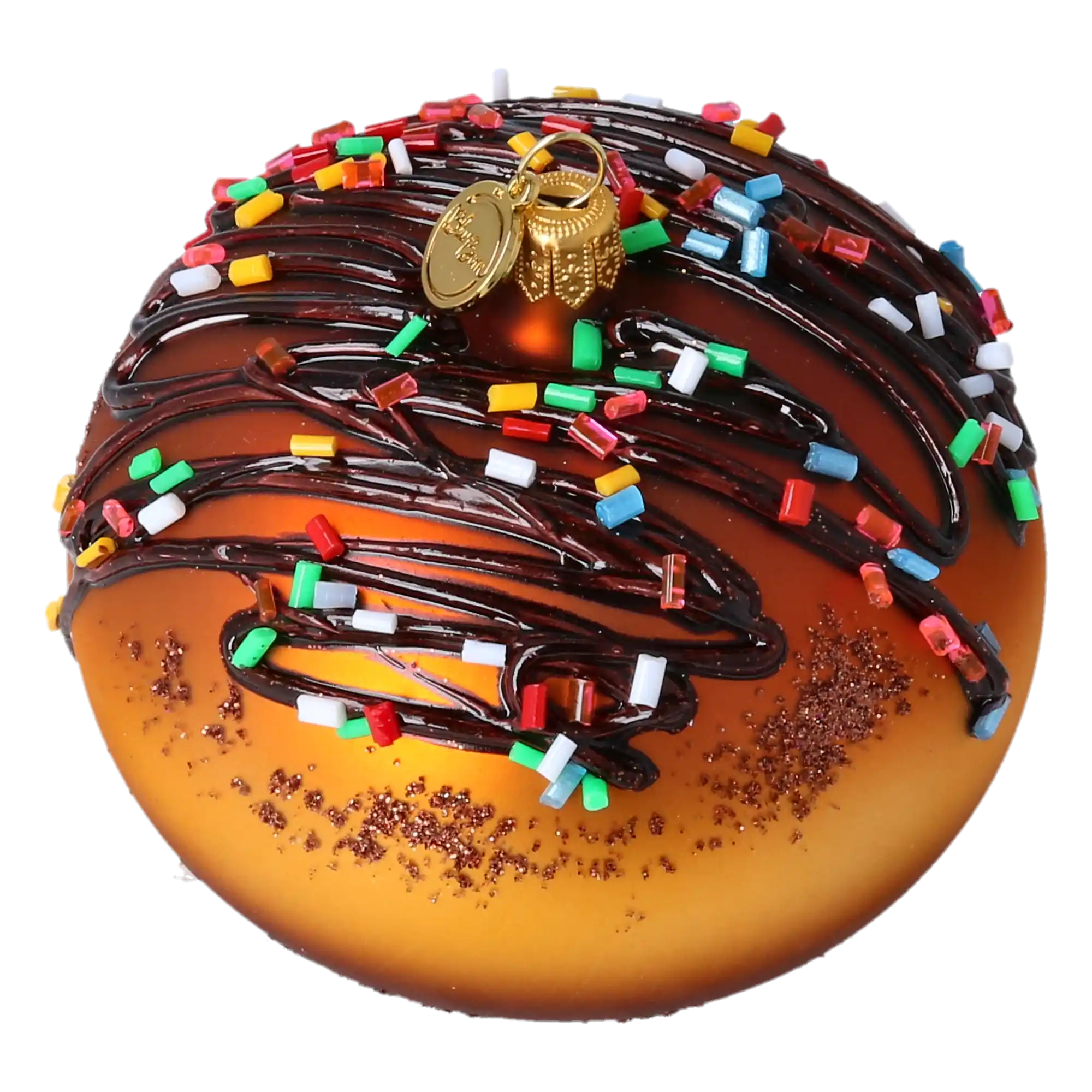 Pączek Z Lukrem Szklana Ozdoba