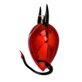 Load image into Gallery viewer, Forbidden Pulse | Hand-Painted Glass Ornament | Blubom 2022-655
