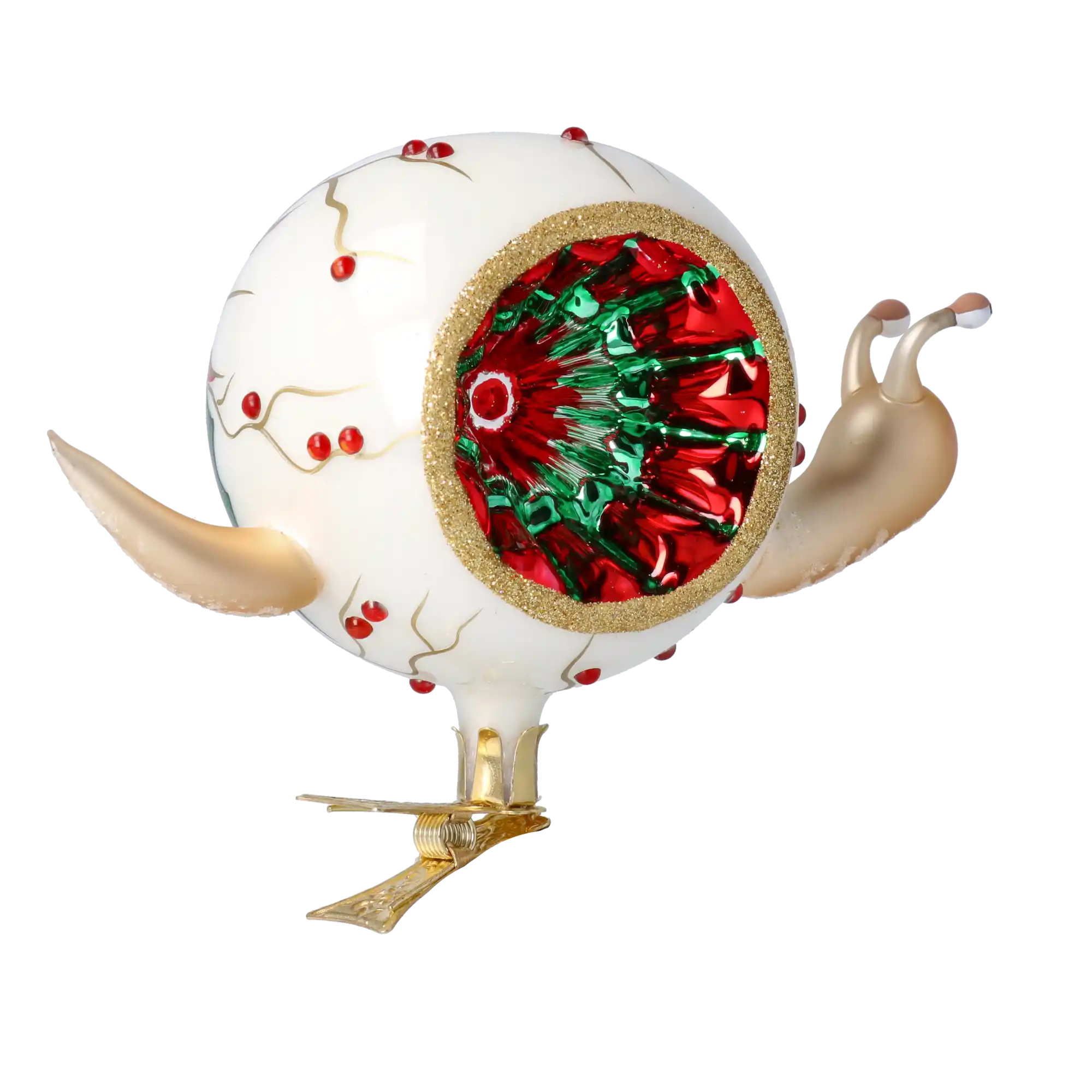 Ślimak Reflektor Szklana Ozdoba