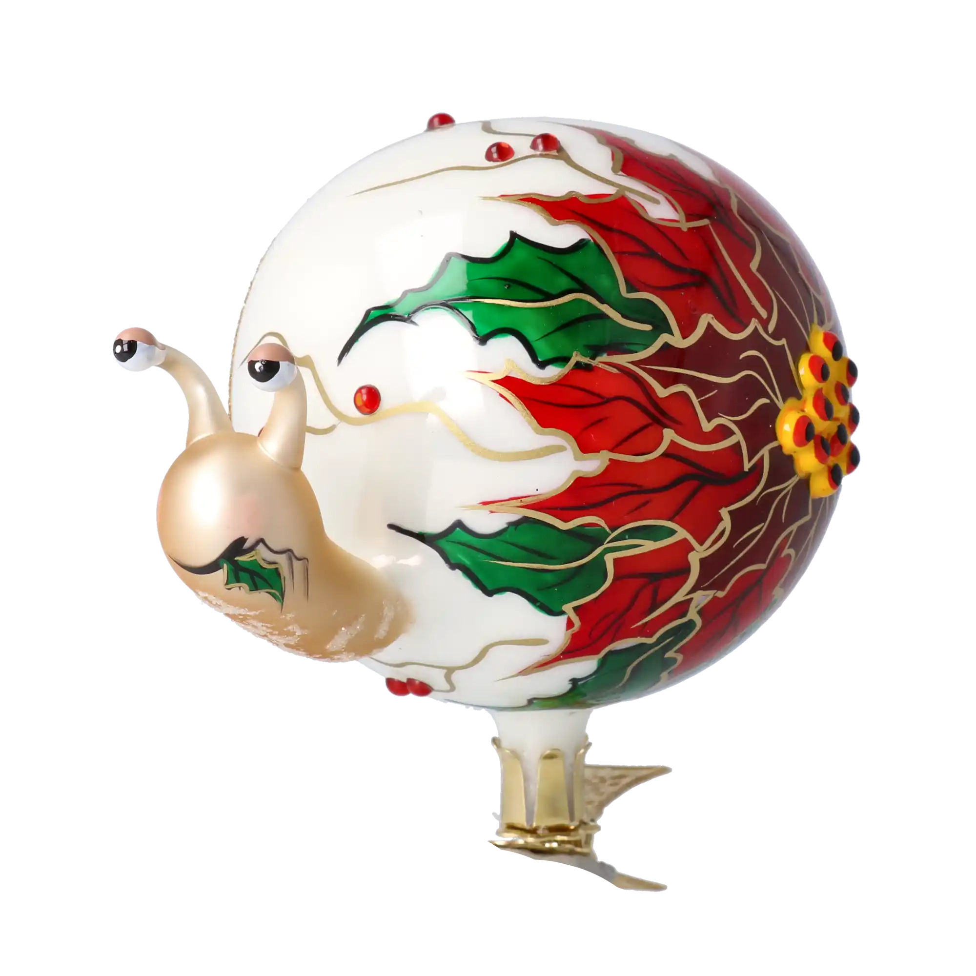 Ślimak Reflektor Szklana Ozdoba