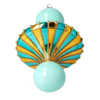 Beryl Fanfare | Hand-Painted Glass Ornament | Blubom 2022-657